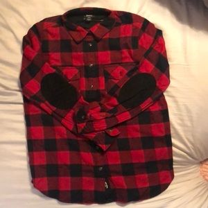 Park Plaid shirt - lodge red